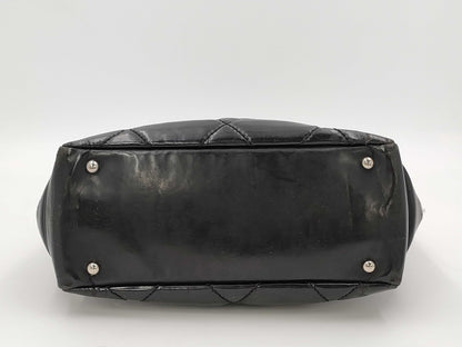 CHANEL Paris-Biarritz Patent No. 13 Black Tote Bag