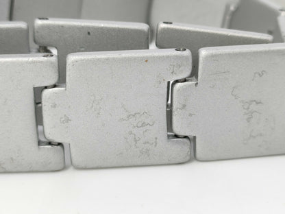 CHANEL Coco Mark Belt Silver Belt