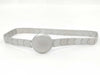 CHANEL Coco Mark Belt Silver Belt