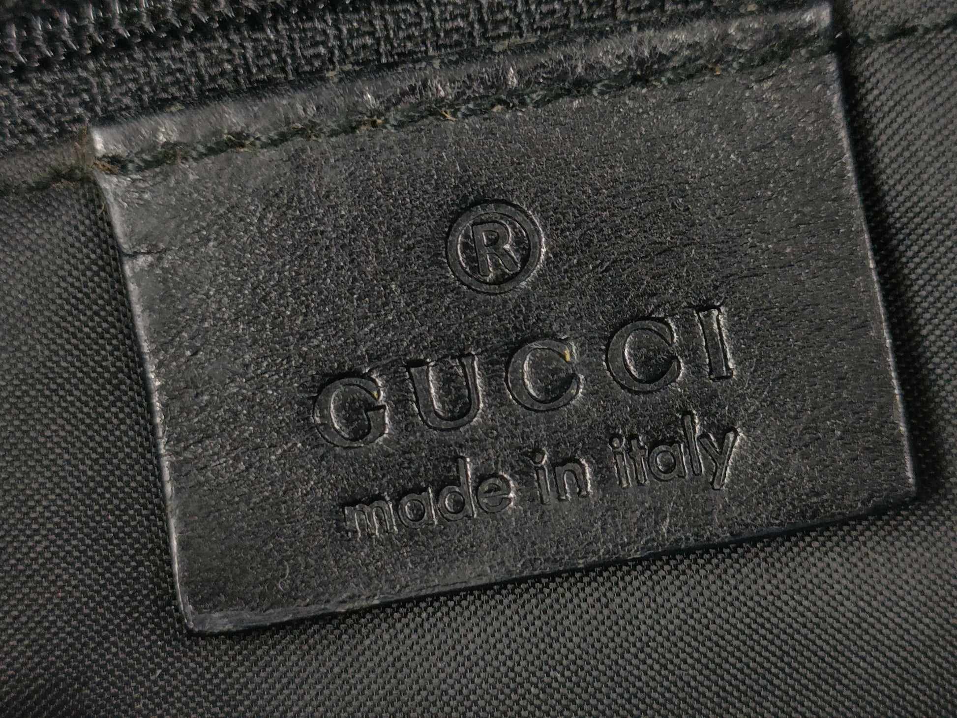GUCCI Bamboo Hand Black Handbag