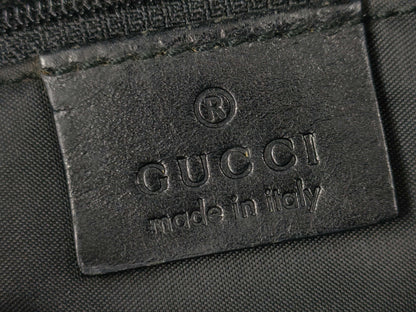 GUCCI Bamboo Hand Black Handbag