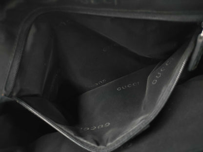 GUCCI Bamboo Hand Black Handbag