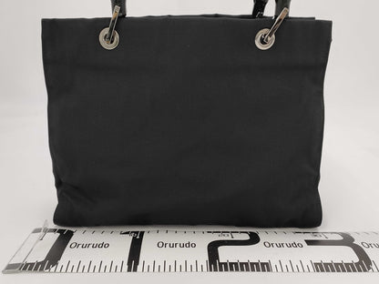 GUCCI Bamboo Hand Black Handbag