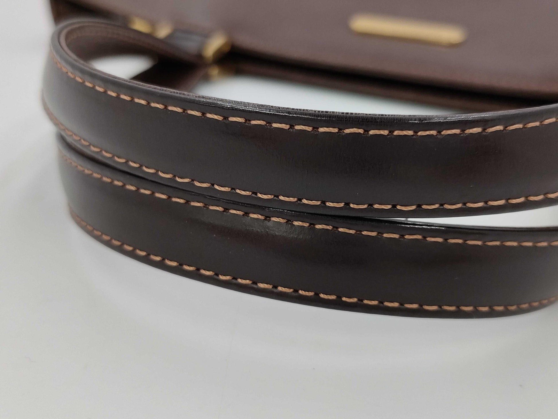 BURBERRY Leather Hand Brown Tote Bag