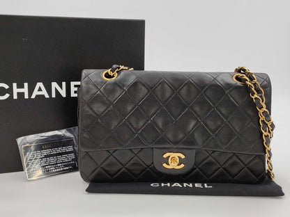 CHANEL Double Flap 25 Black Shoulder Bag, No. 4