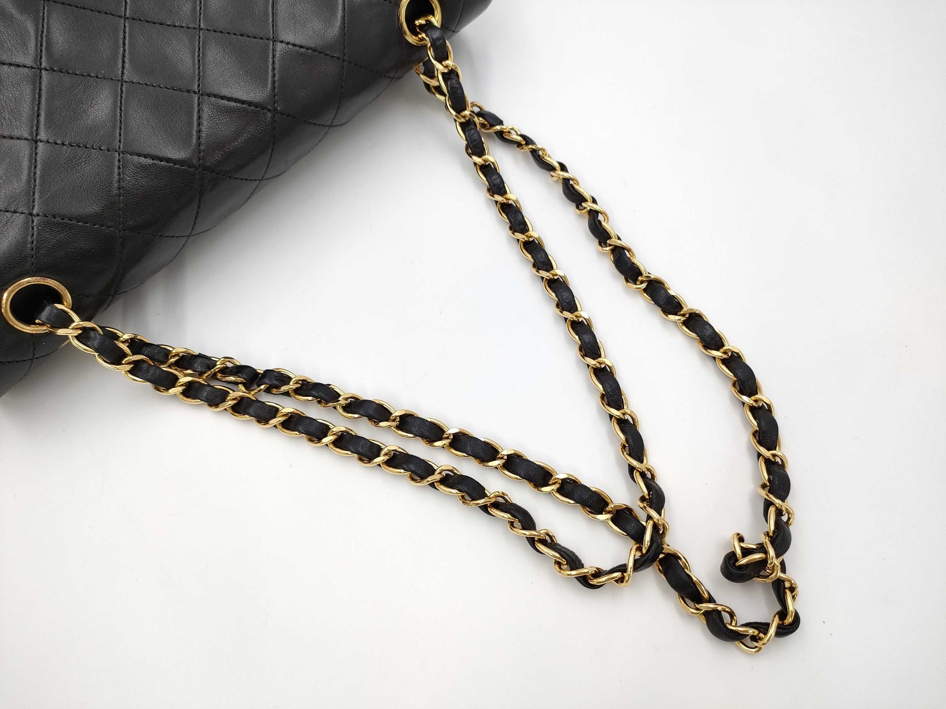 CHANEL Double Flap 25 Black Shoulder Bag, No. 4