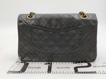 CHANEL Double Flap 25 Black Shoulder Bag, No. 4
