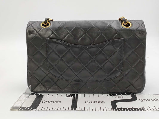CHANEL Double Flap 25 Black Shoulder Bag, No. 4