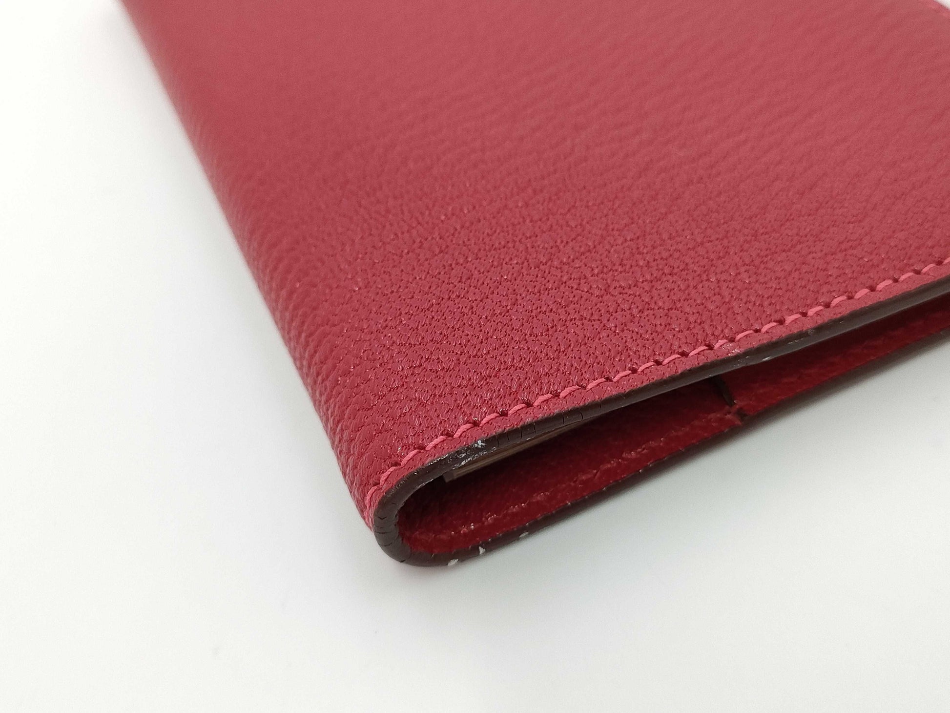 HERMES Red Couchvel Notebook Cover