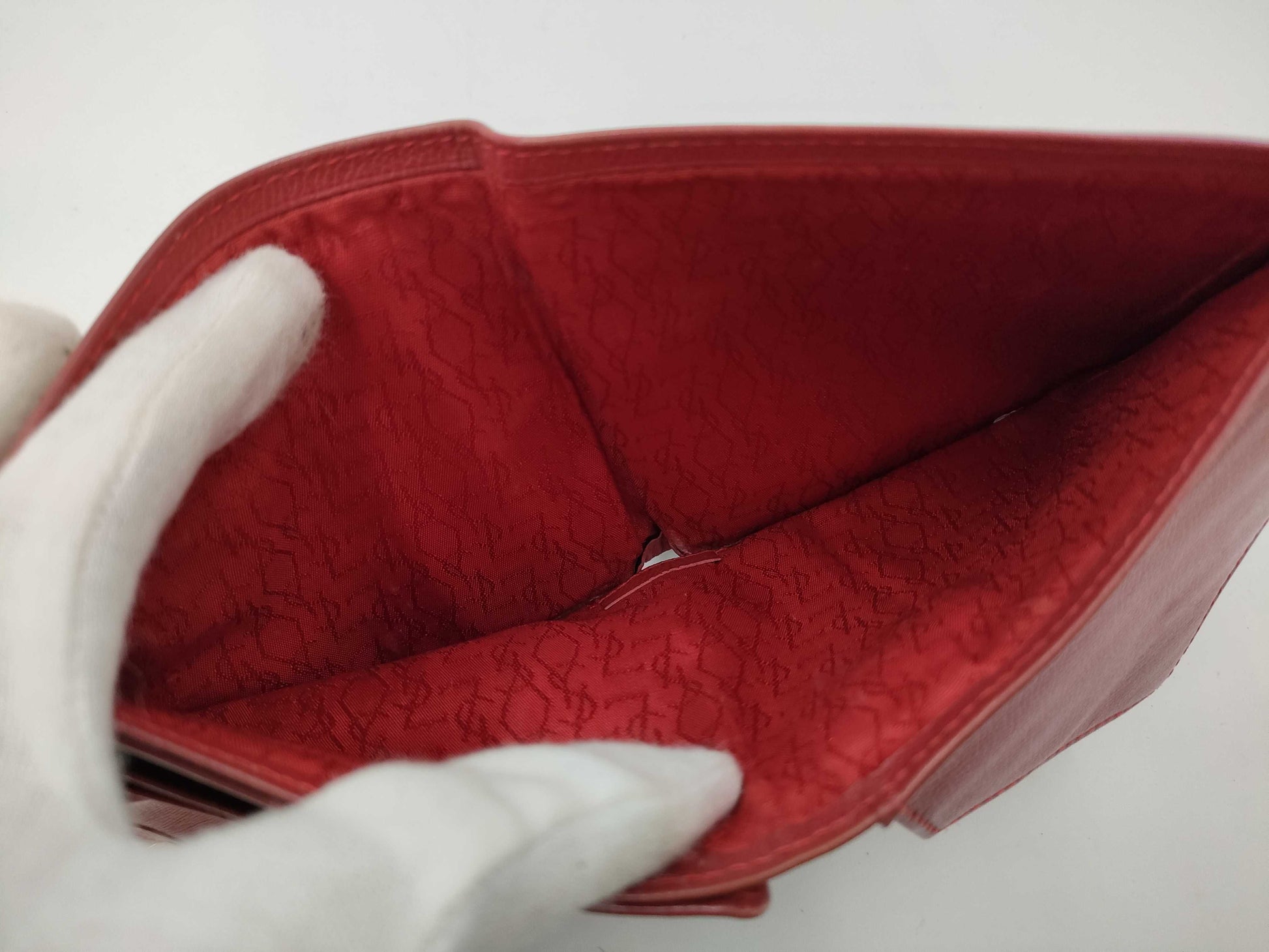 Yves Saint Laurent YSL Red Wallet