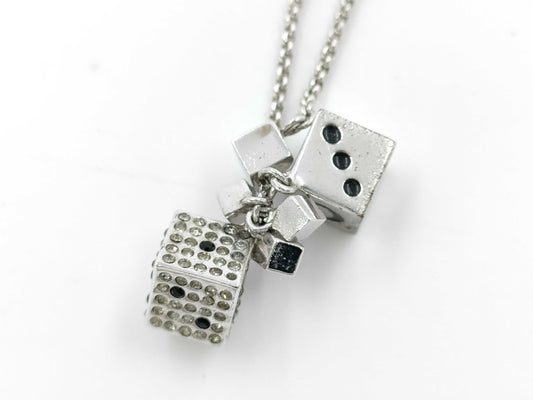 Dior Logo Dice Necklace