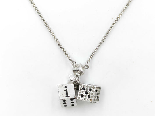 Dior Logo Dice Necklace