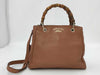 GUCCI Bamboo 2-Way Brown Handbag