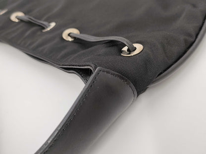 GUCCI Black Canvas Shoulder Bag