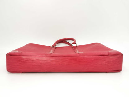 LOUIS VUITTON Epi Red Business Bag