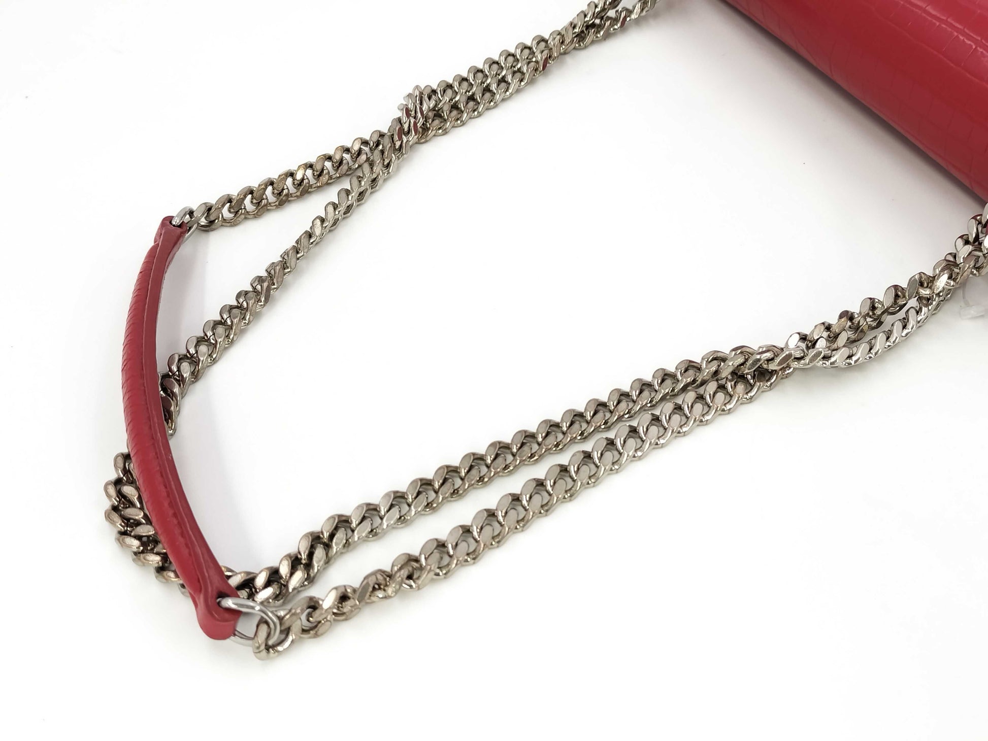 SAINT LAURENT Saint Laurent Croco Chain Shoulder Bag Bag
