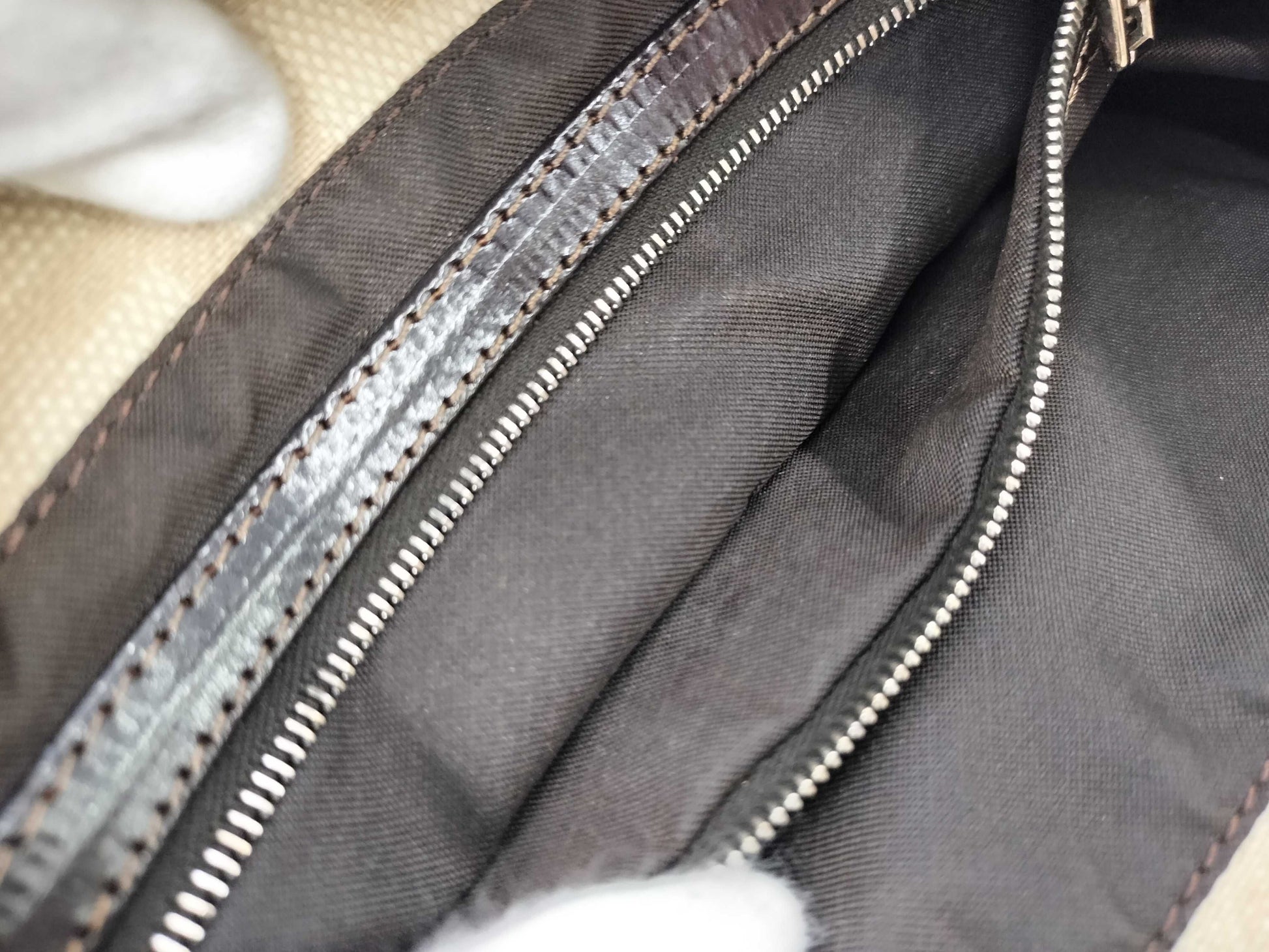 FENDI Zucca Mamma Bucket Shoulder Bag