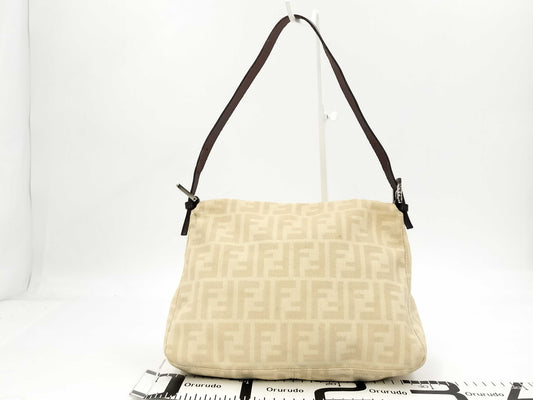 FENDI Zucca Mamma Bucket Shoulder Bag