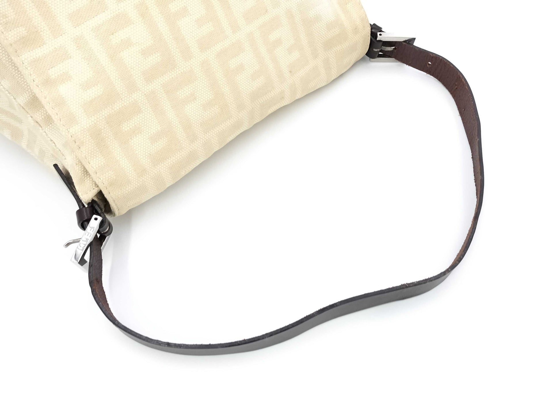 FENDI Zucca Mamma Bucket Shoulder Bag