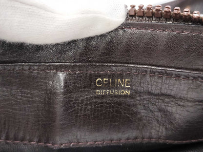 CELINE C Macadam Shoulder Bag