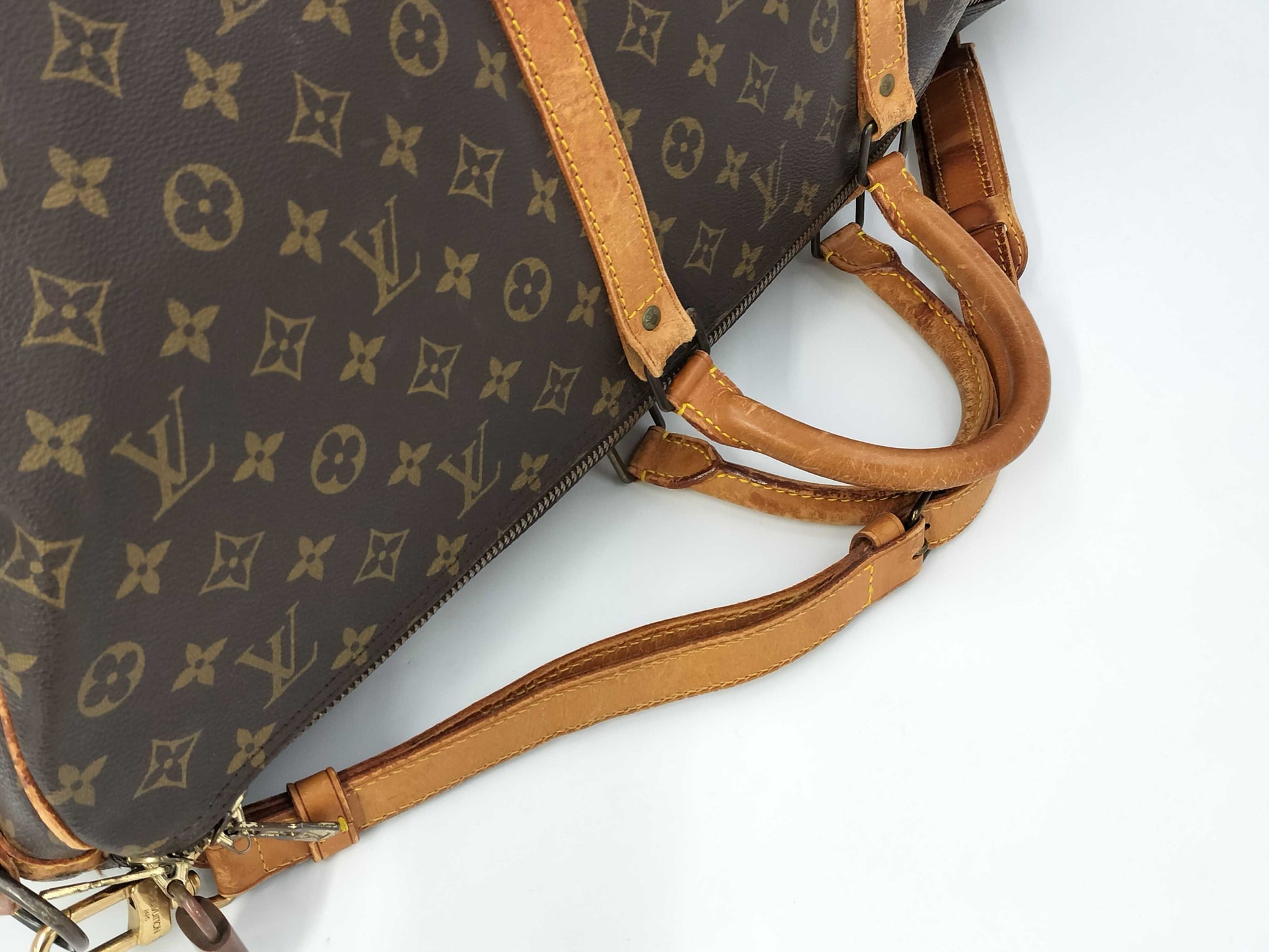 LOUIS VUITTON Monogram Keepall Bandouliere 60 2-Way Boston Bag