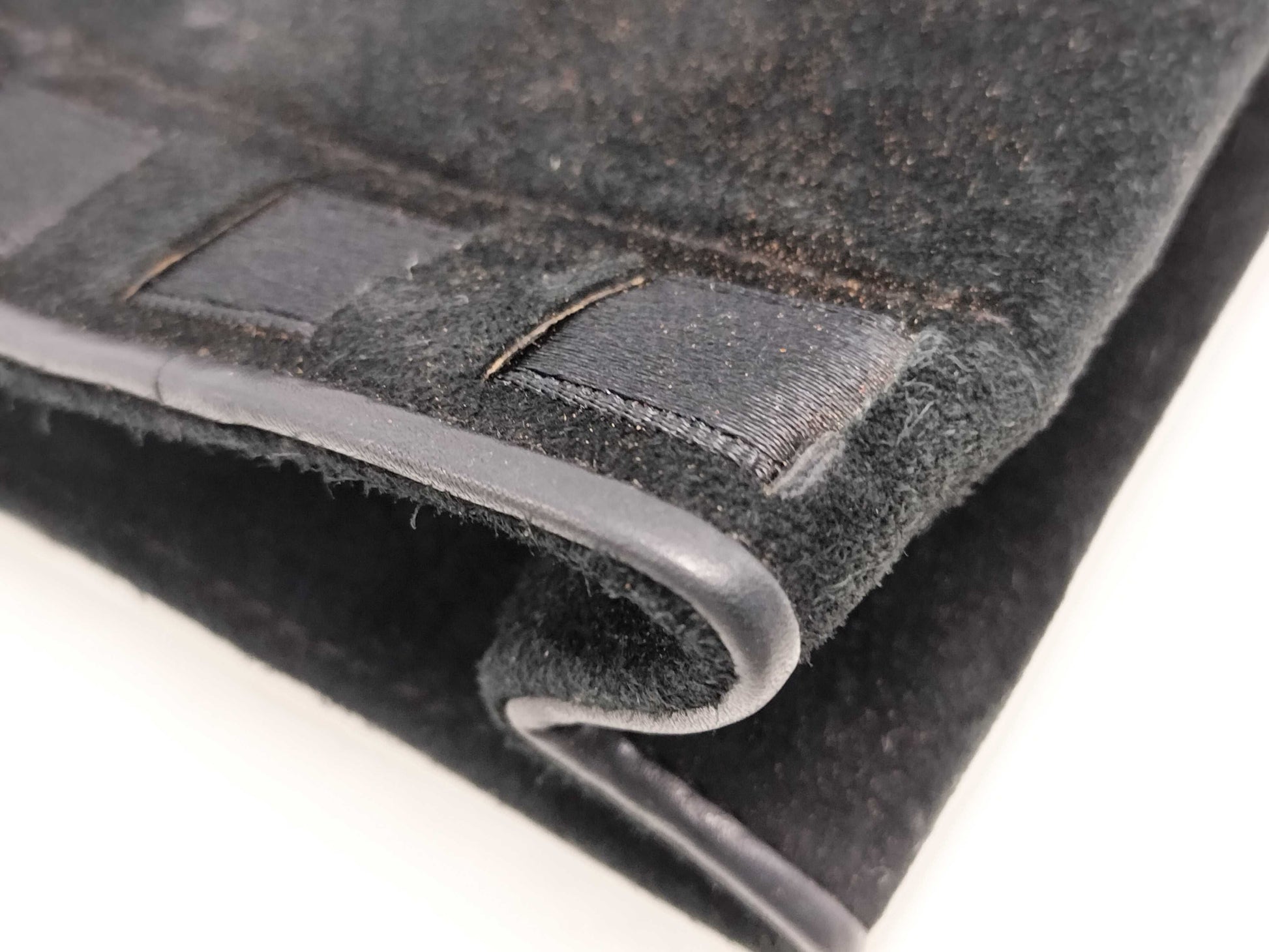 CHANEL Velour Shoulder Bag