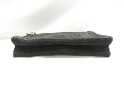 CHANEL Velour Shoulder Bag