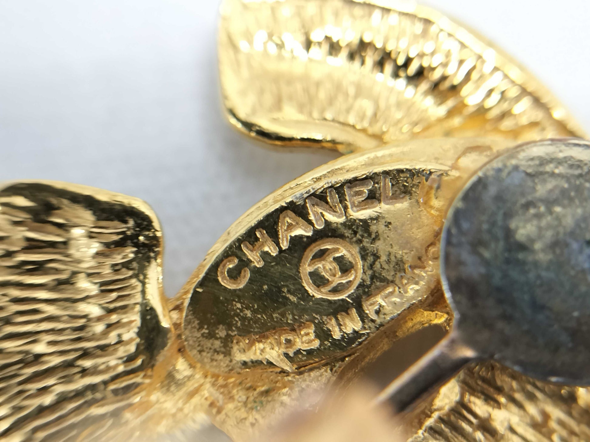 CHANEL Matelasse Coco Mark Earrings