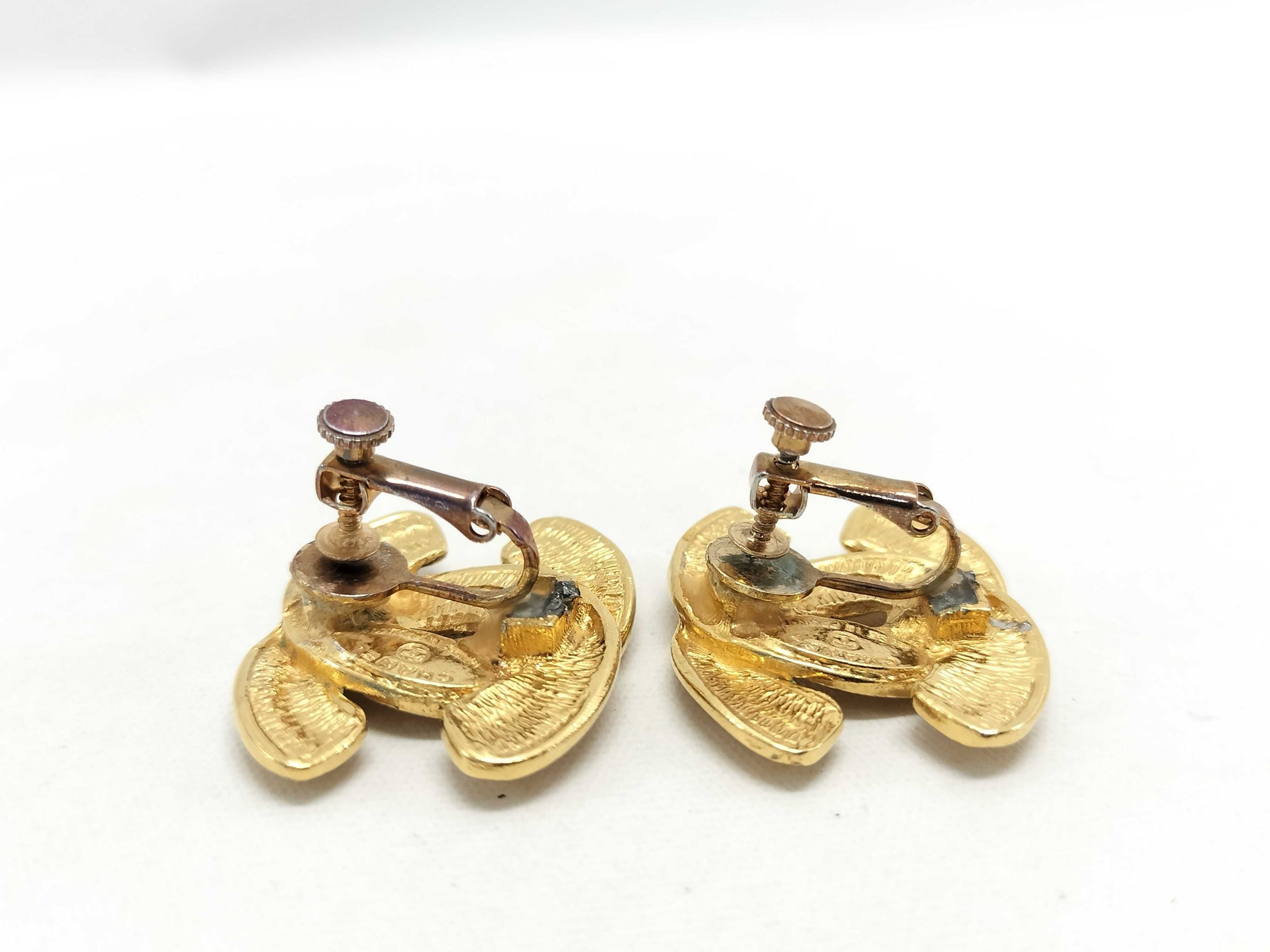CHANEL Matelasse Coco Mark Earrings