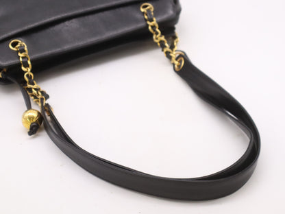 CHANEL Caviar Skin Triple Coco Black Shoulder Bag with GD Hardware, Seal, and Card Included, 2950148