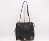 CHANEL Caviar Skin Triple Coco Black Shoulder Bag with GD Hardware, Seal, and Card Included, 2950148