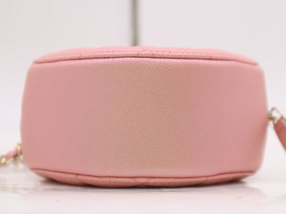 CHANEL Caviar Skin Classic Chain Clutch Bag, Pink, Seal, 27660754, Shoulder Bag