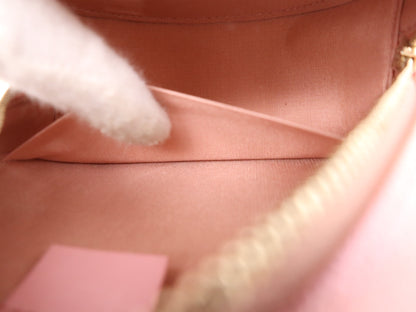 CHANEL Caviar Skin Classic Chain Clutch Bag, Pink, Seal, 27660754, Shoulder Bag