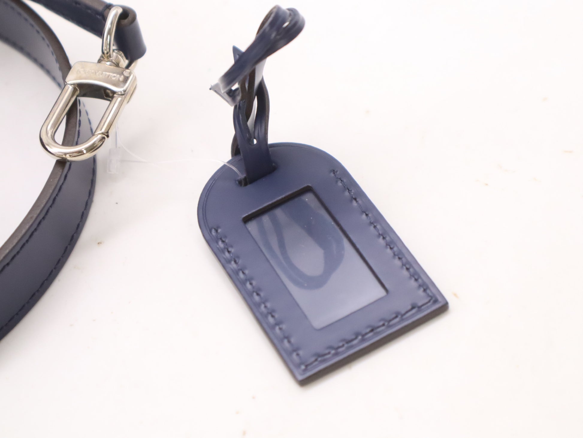 LOUIS VUITTON M53512 Epic Level PM Indigo Coquelicot Handbag with Shoulder Strap, Name Tag, and Dust Bag, RFID Verified