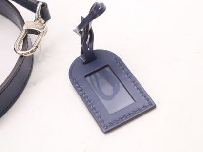 LOUIS VUITTON M53512 Epic Level PM Indigo Coquelicot Handbag with Shoulder Strap, Name Tag, and Dust Bag, RFID Verified
