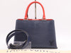 LOUIS VUITTON M53512 Epic Level PM Indigo Coquelicot Handbag with Shoulder Strap, Name Tag, and Dust Bag, RFID Verified