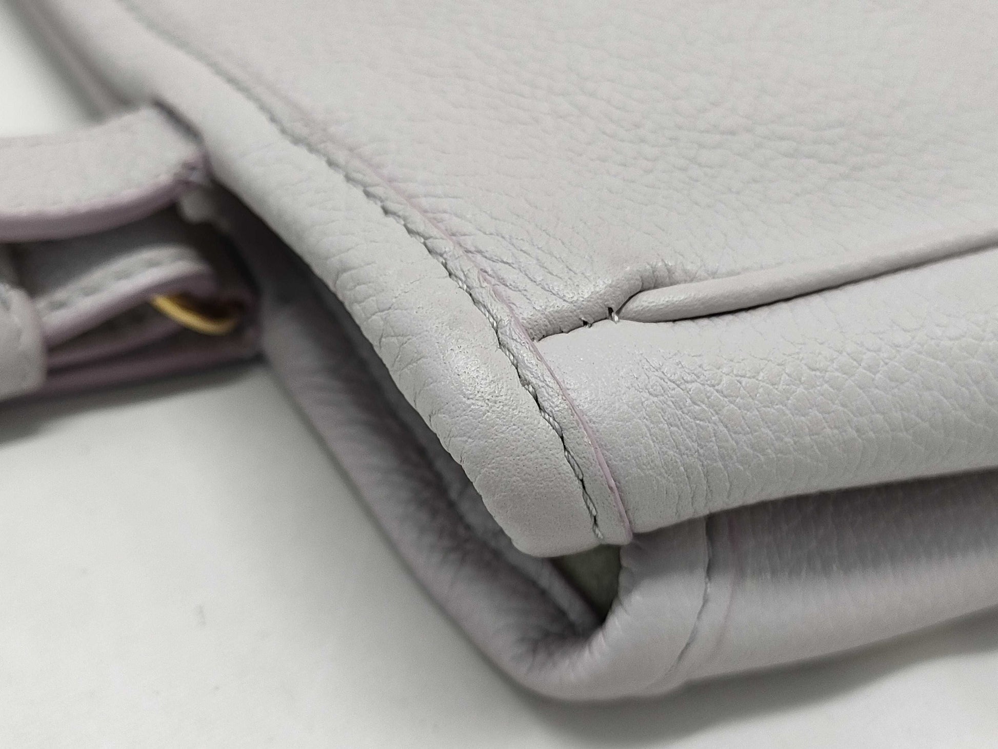 CELINE Leather Small Fold Cabas Handbag