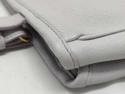 CELINE Leather Small Fold Cabas Handbag