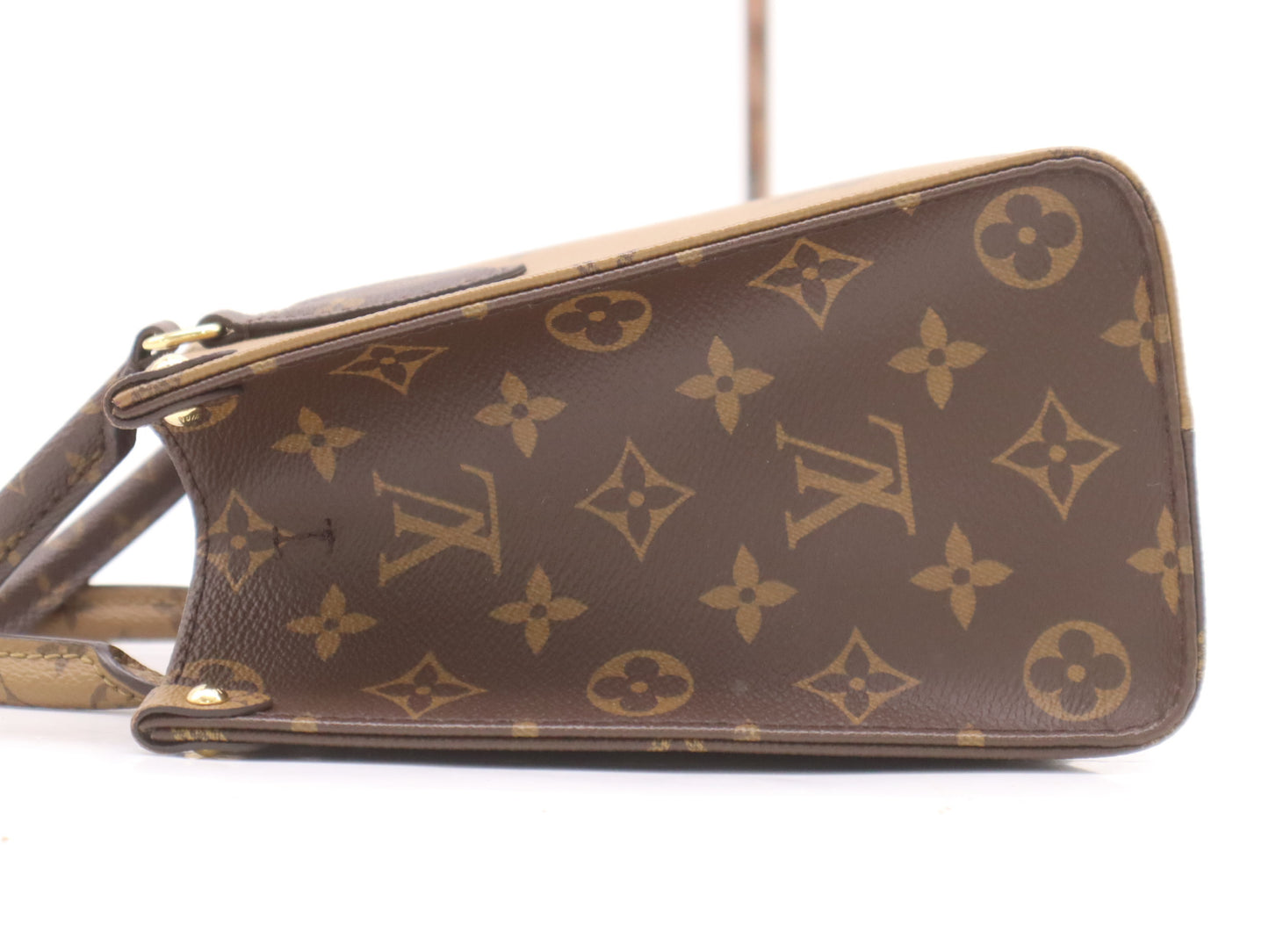 LOUIS VUITTON M46373 Reverse On the Go PM Monogram Giant RFID Verified Handbag