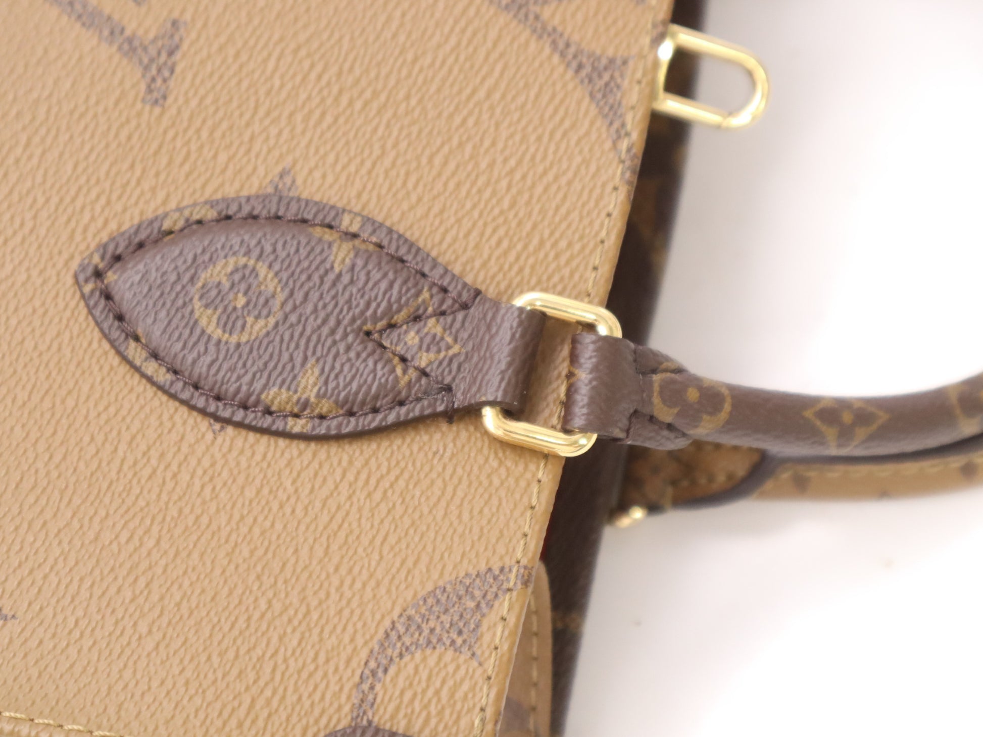 LOUIS VUITTON M46373 Reverse On the Go PM Monogram Giant RFID Verified Handbag