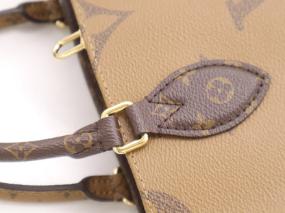 LOUIS VUITTON M46373 Reverse On the Go PM Monogram Giant RFID Verified Handbag