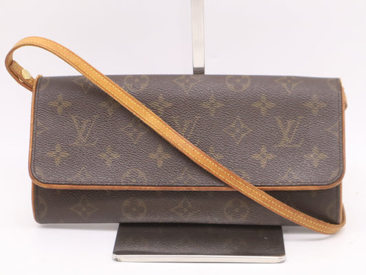 LOUIS VUITTON M51852 Monogram Pochette Twin GM Shoulder Bag
