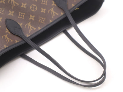 LOUIS VUITTON M11946 Monogram Neverfull MM Inside-Out Tote Bag with Pouch and Dust Bag, RFID Verified