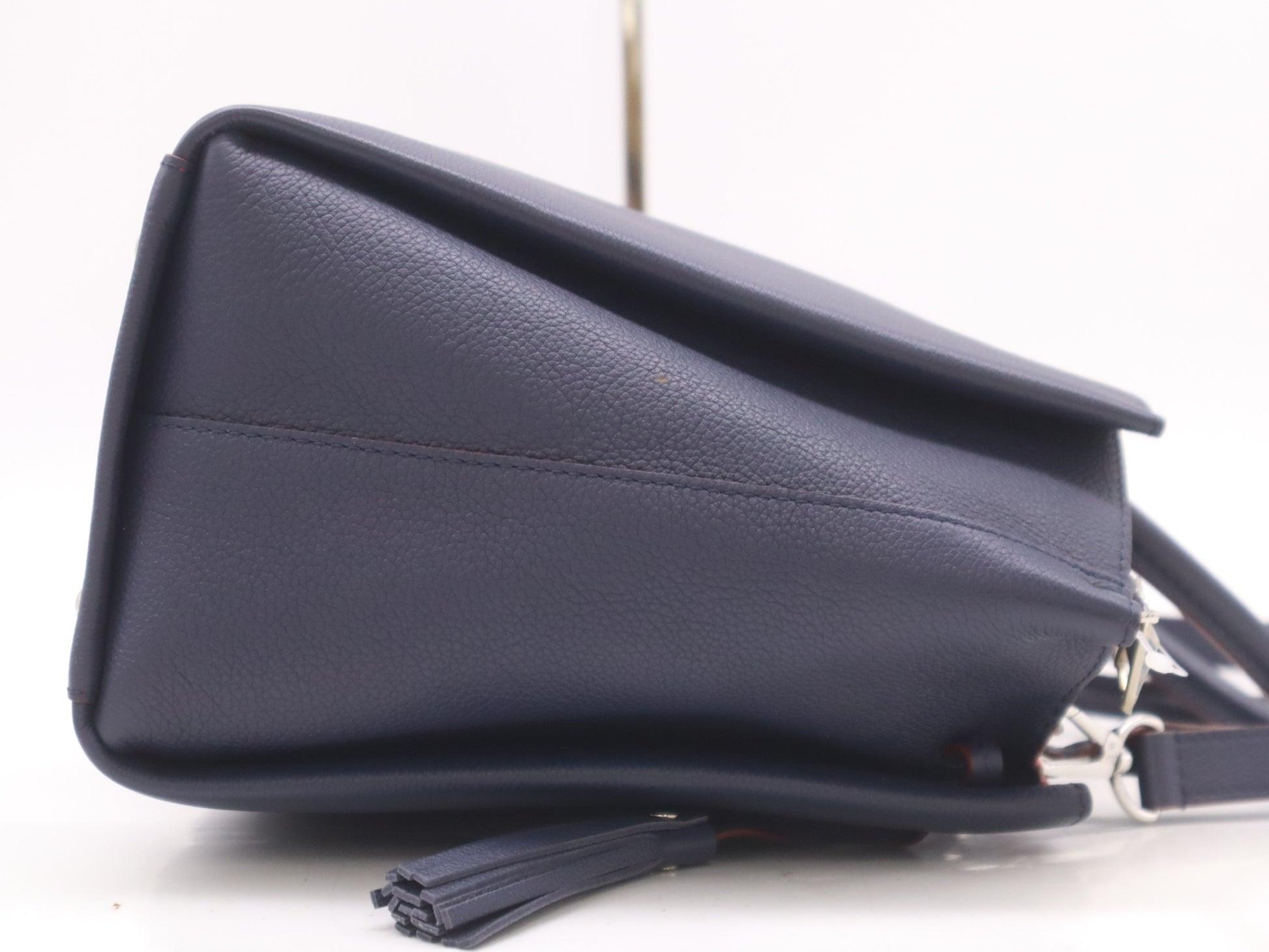 LOUIS VUITTON M54571 Leather Rock Meat Shoulder Bag in Marine Rouge Navy and Red with Shoulder Strap, RFID Verified