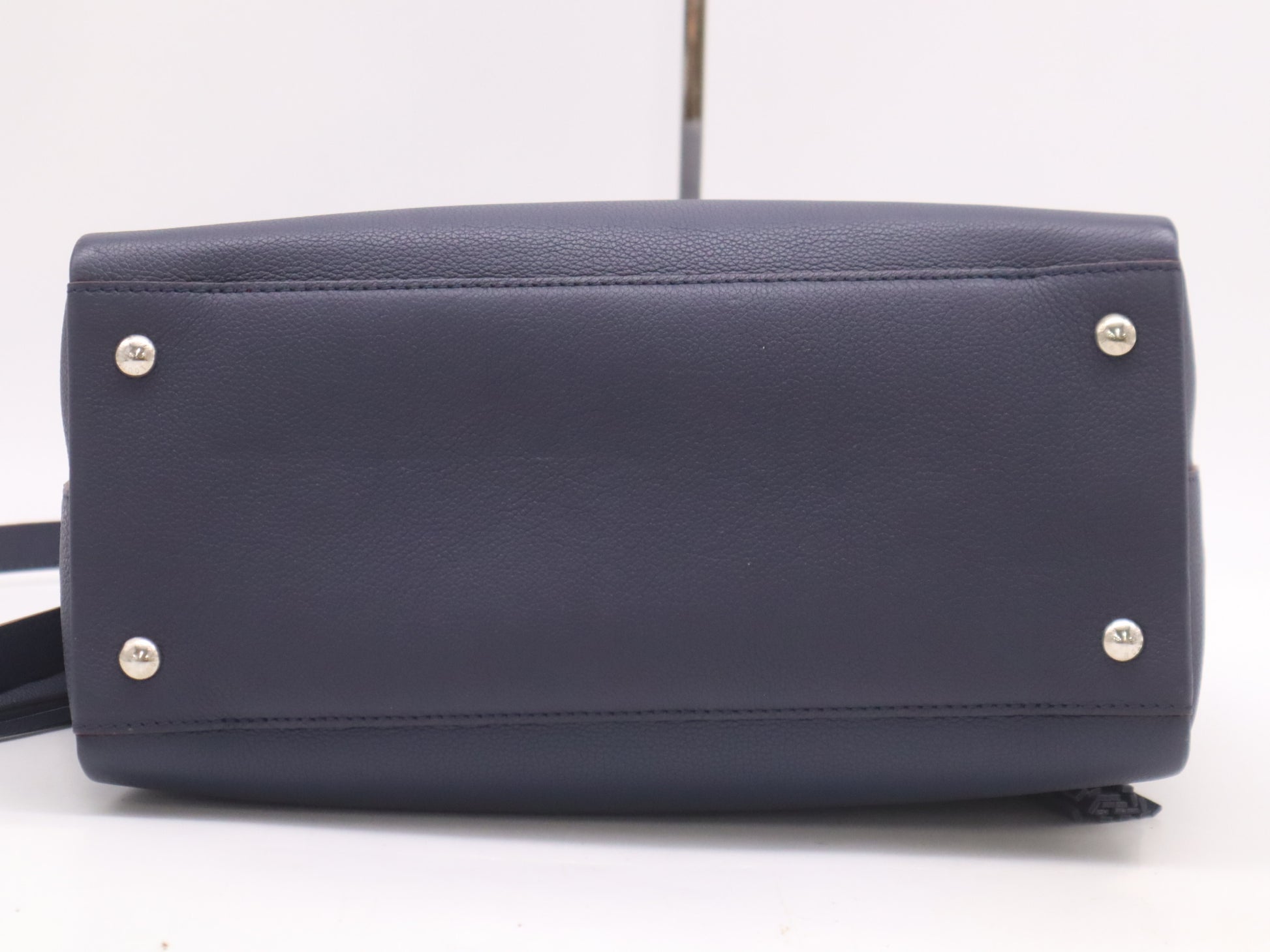 LOUIS VUITTON M54571 Leather Rock Meat Shoulder Bag in Marine Rouge Navy and Red with Shoulder Strap, RFID Verified