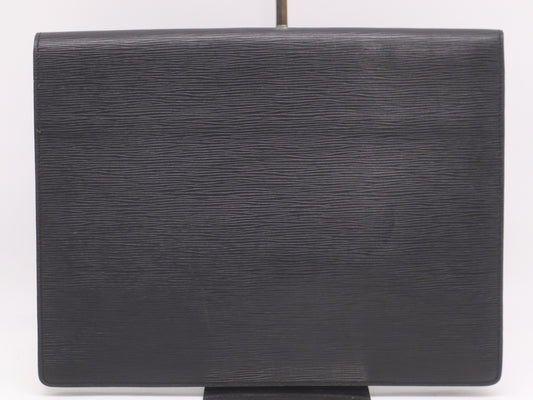 LOUIS VUITTON M54452 Epiporte Document Senateur Noir Second Bag with 2 Keys
