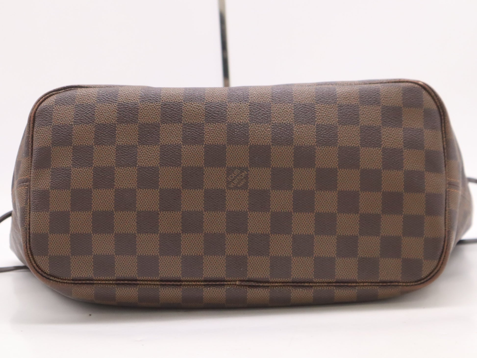 LOUIS VUITTON N41603 Damier Neverfull MM Ebene Rose Ballerine Tote Bag