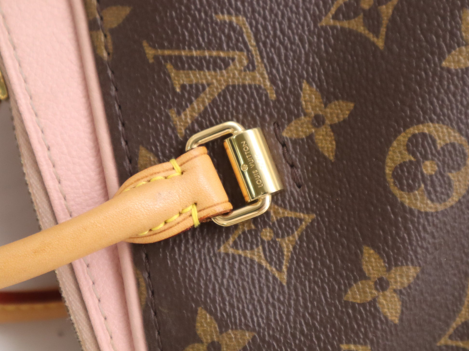 LOUIS VUITTON M40468 Monogram Pallas Rose Ballerine Shoulder Bag