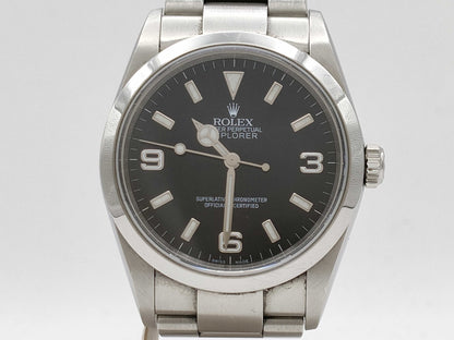 ROLEX 114270 Oyster Perpetual Explorer I F353292 Black Dial Men's Watch 