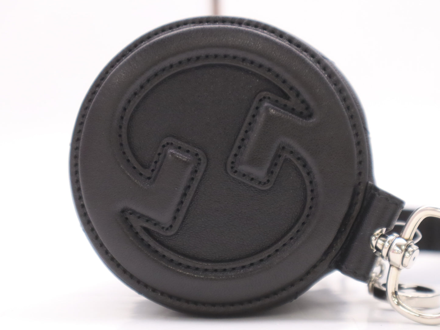 GUCCI 760169 Blondie Leather Shoulder Bag in Black with Dust Bag